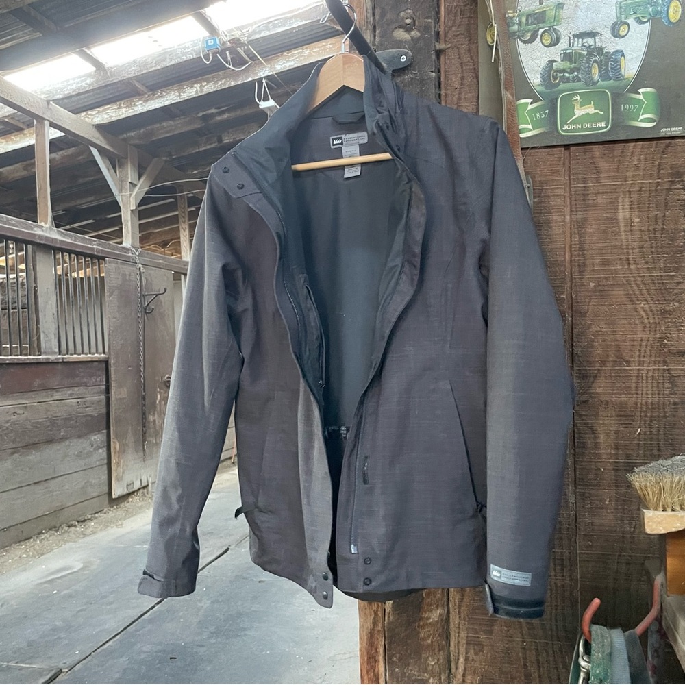 Riding Jacket Rain Coat Hooded Ladies Size S Water Repellent Waterproof - Picture 11 of 13